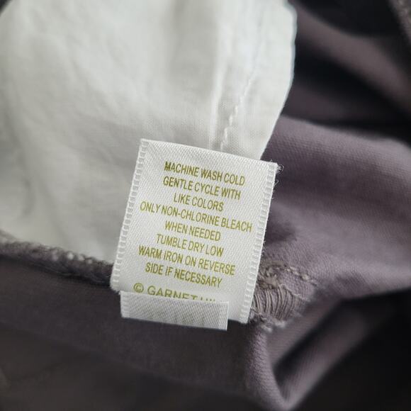 Garnet Hill Corduroy Pants Women's Size 6 Gray Stretch Fall Winter Academia - Picture 7 of 11